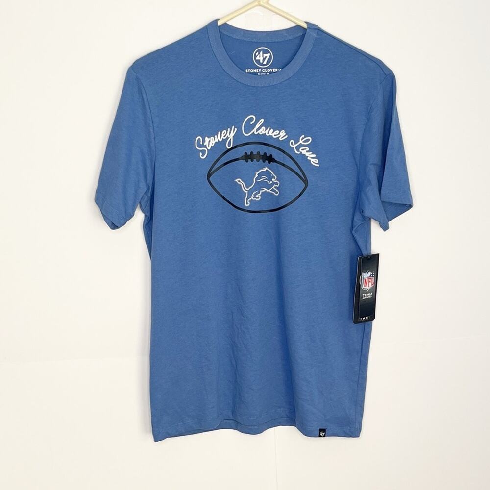 47' Brand  Mens Detroit Lione Stoney Clover Lane T Shirt  Size Medium